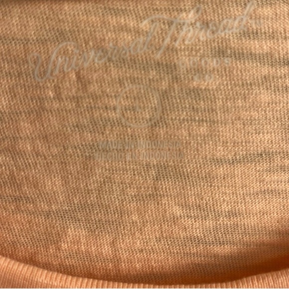 NEW Universal Thread Dress Orange T-Shirt Dress Maxi Long Length Ruffle Large - Picture 5 of 8